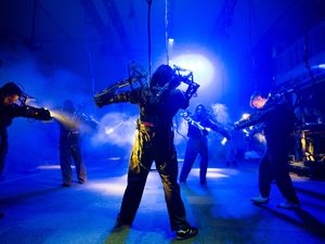 Louis-Philippe Demers & Bill Vorn's robotic performance Inferno.
